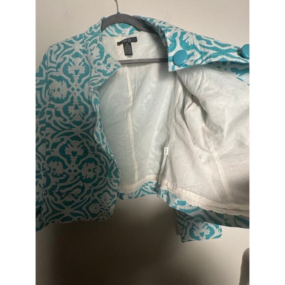 Style & Co Women’s Light Blue Blazer size 12P - Picture 4 of 7